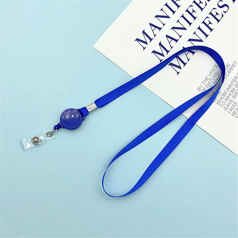 Necklace Strap Nylon Badges Holder Badges Holder Lanyard Chain Clips Hanging Rope For Events Office School Or University