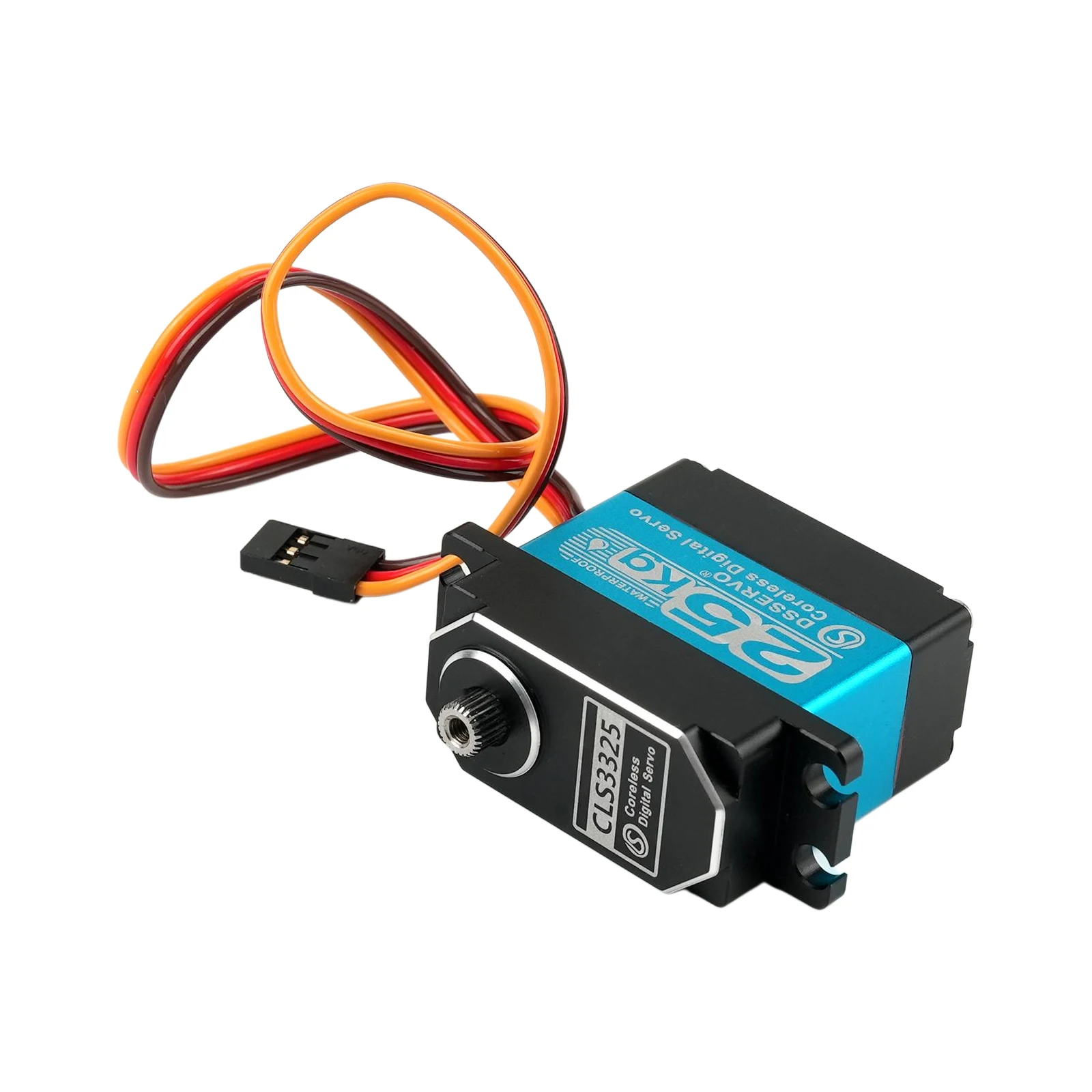 DSservo CLS3325 25KG High Torque Full CNC Body Metal Gear IP67 Waterproof Coreless Digital Servo for 1:8 1:10 Scale RC Car Robot