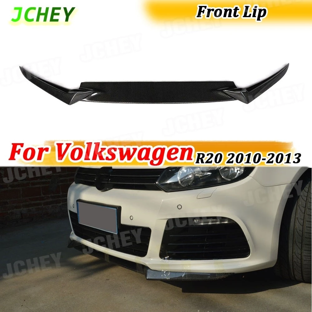 

Спойлер переднего бампера JCHEY из карбона для Volkswagen VW Golf 6 VI MK6 R20 2010-2013, для Scirocco R 2009-2014