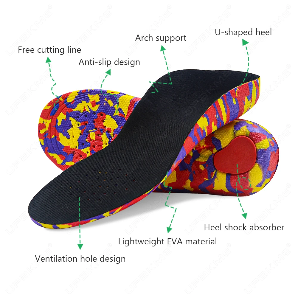 Children Ortopedic Shoe For Kids Sneakers Sport Insoles For  Arch Support Flat Feet Ultralight Comfortable Template Inserts Pads