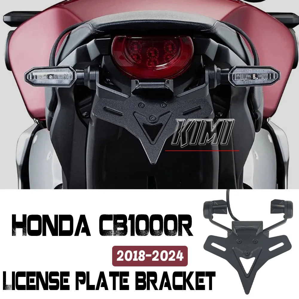 

For Honda CB1000R CB 1000R CB 1000 R 2018-2024 2023 Motorcycle Rear Short Tail Stock License Plate Holder Tailstock Bracket Kit