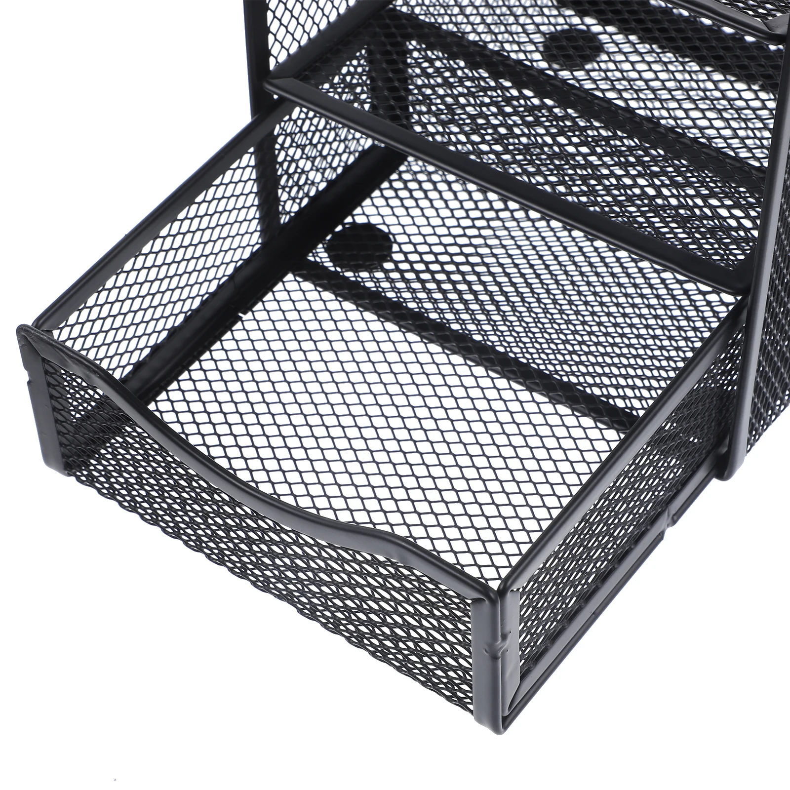 

Holder Inclined Storage Box Pencil Organizer Metal Small Office Supplies for Desk