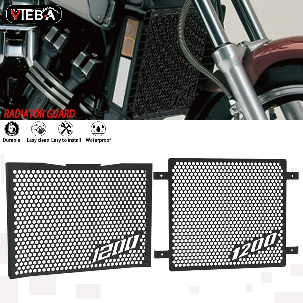 

Motorcycle Radiator Guard Grille Cover Protector For YAMAHA VMAX/V MAX 1200 1985- 2001 2002 2003 2004 2005 2006 2007 VMAX1200