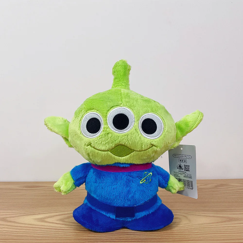 Disney Anime Toy story Aliens three eyes robot stuffed plush toy ALIEN Mini green man dolls pillow Model home decoration gift