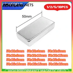 N35 Block Strong Permanent Magnets Magnetic Imanes 50x20x3 50x20x8 50x20x10 50x20x15 50x25x3 50x25x5 Magnetic Neodymium