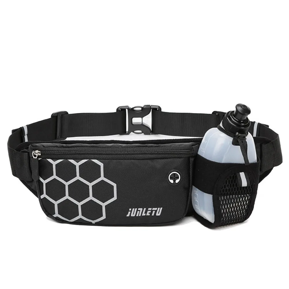 Water bottle waist bag, close-fitting waterproof marathon equipment, outdoor sports mobile phone, running waist bag