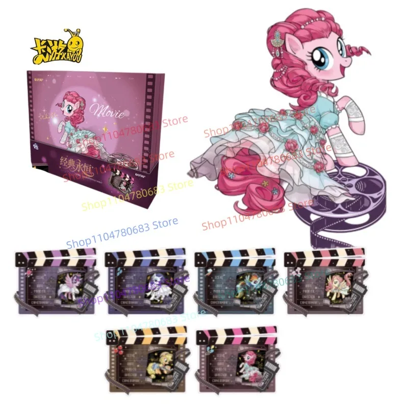 

Коллекционная карточная игрушка KAYOU Genuine My Little Pony G4 Timeless Classics Pinkie Pie Time Gift Box Series, аниме-серия, подарочная коробка