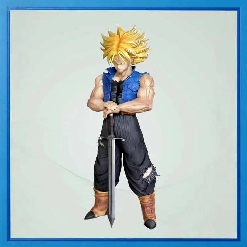 

Jt Dragon Ball Trunks Super Saiyan Anime Action Figure Pvc Collectible Statue 25Cm Desktop Home Ornament For Anime Collectors