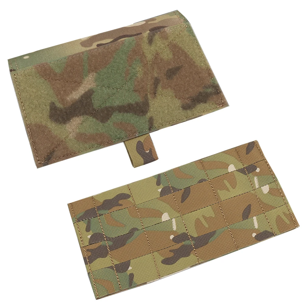 MK4 Micro Fight Panel Frontal Táctico MOLLE Full Flap con parches - imagen 2