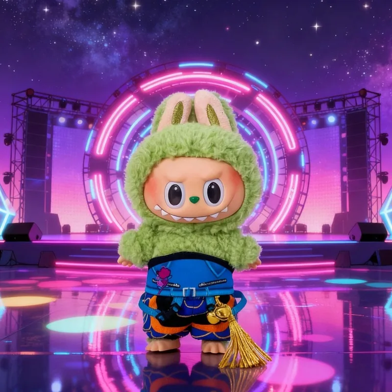 (의류만) 라부부 17cm 비닐 인형용 새 의류 수제 의류 데몬 헌터즈 시리즈 캐릭터 의류 액세서리 축제 선물