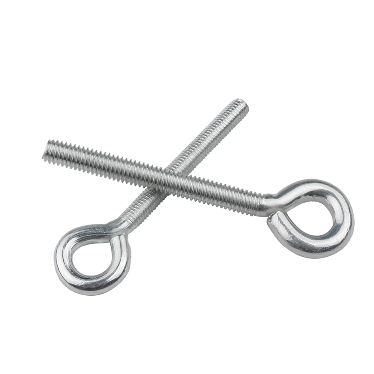Leijiu Kohlenstoffstahl Augenschraube / Ringhaken / Ringbolzen / Geschlossene Schafösen-Maschinenschraube M3M4M5M6M8M10 – Detail 5