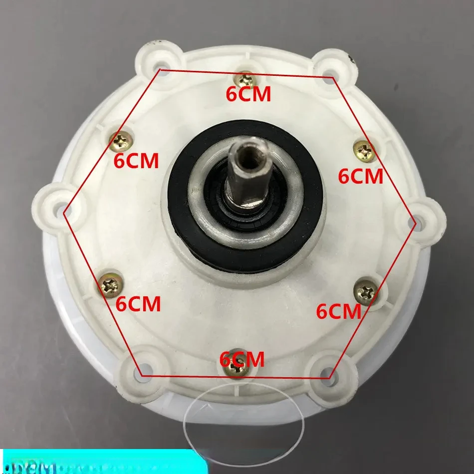 FOR Double barrel washing machine external six hole reducer assembly, dual cylinder universal gearbox, gearbox