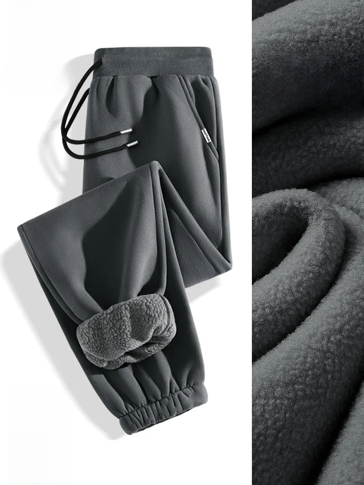 

Мужские зимние теплые брюки-карго с флисовой подкладкой, прямые, со средней посадкой, молодежные, модные