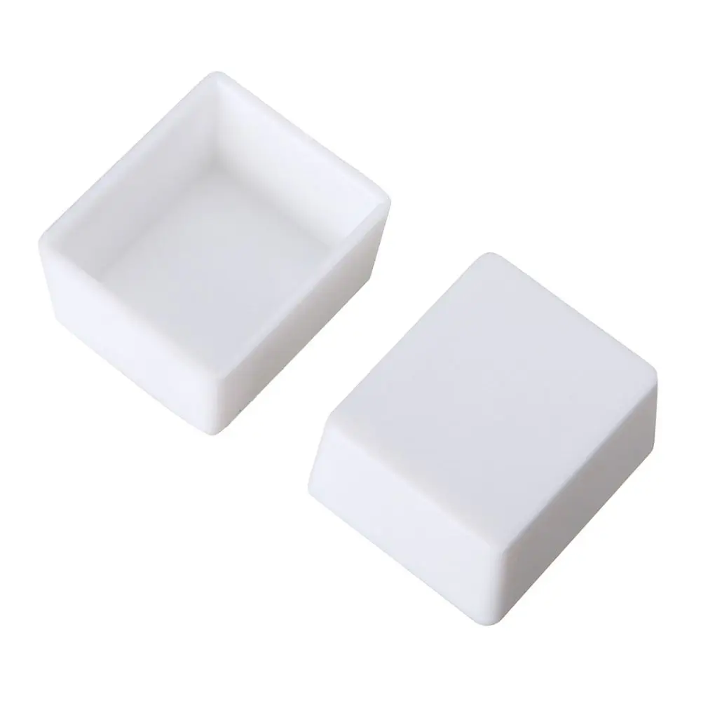 3.2ml White Plastic Half Pans Empty Full Pan Watercolor Paint Grid Paint Palette Painting Supplies Art Supplies