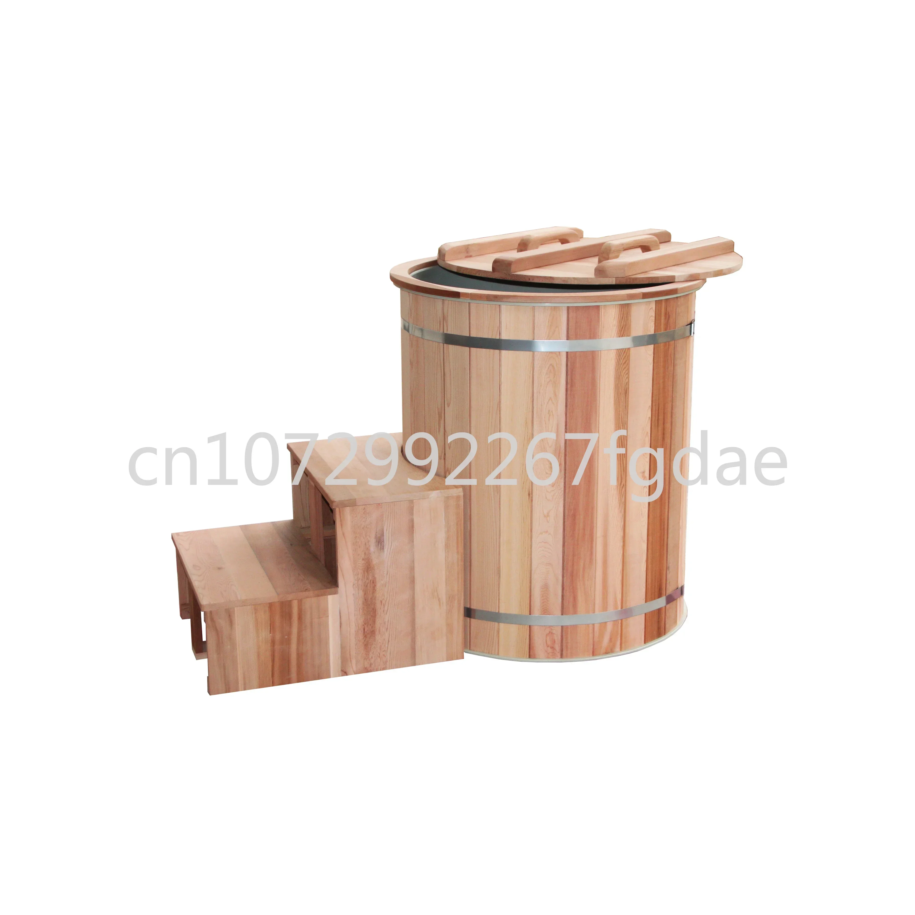 1-2 People Wooden Ice Bath Ice Pool Bathtub for Fitness Recovery with Cold Water Dispenser/ice BathCold Water DispenserCold Plug