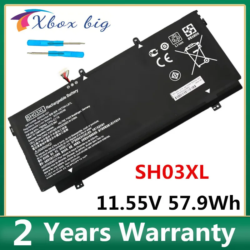 

SH03XL Battery For HP TPN-Q178 CN03XL 859026-421 859356-855 HSTNN-LB7L Spectre X360 13-AB001 13-AB002 AC033DX