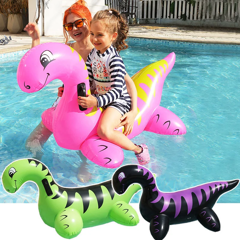 Children Inflatable Dinosaur Swimming Pool Toy for 3-6 Years Kids Float Seat Swim Accessories Water Fun Summer Pool Beach Toys