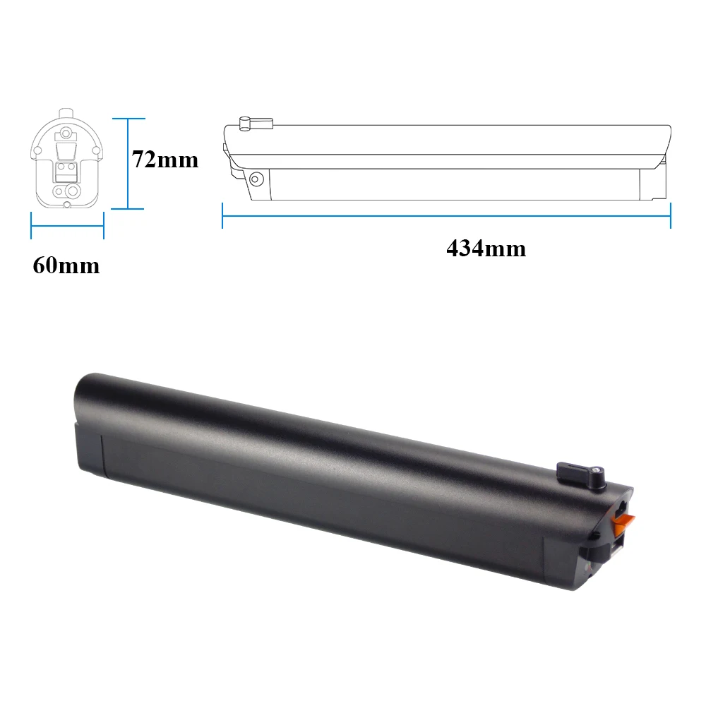 Verborgen E-Bike Accu 36V 48V 10.4Ah 13Ah 14Ah 17.5Ah Ah 250W 500W 750W Wallke X3 Pro Step-Thru Ebike Batterijen - afbeelding 1