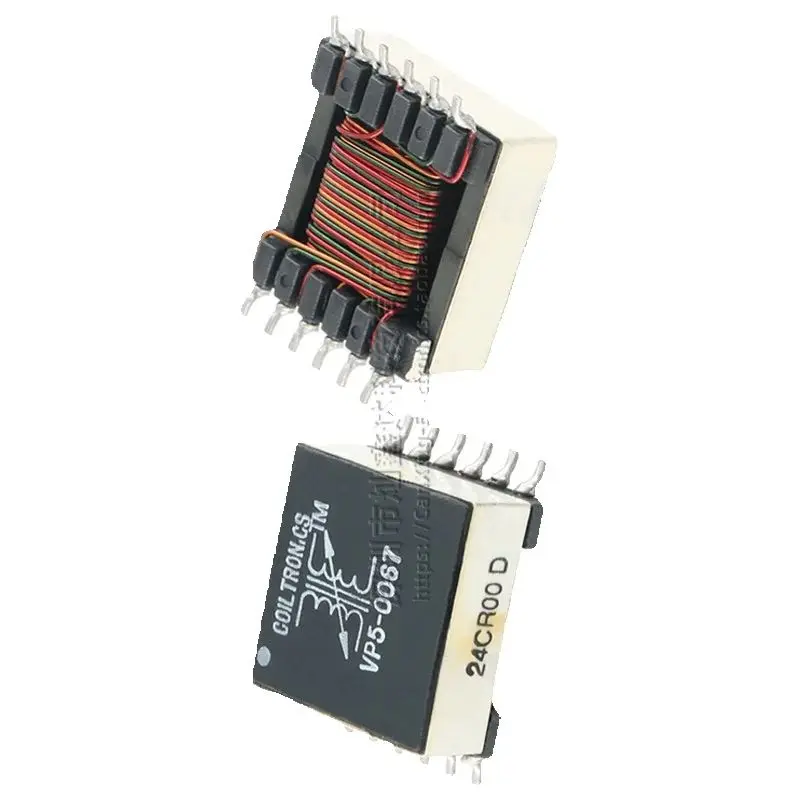 

2PCS/Imported SMD high-power 6-winding 1:1 1:5 multi-purpose boost and buck isolation pulse power transformer VP5-0067