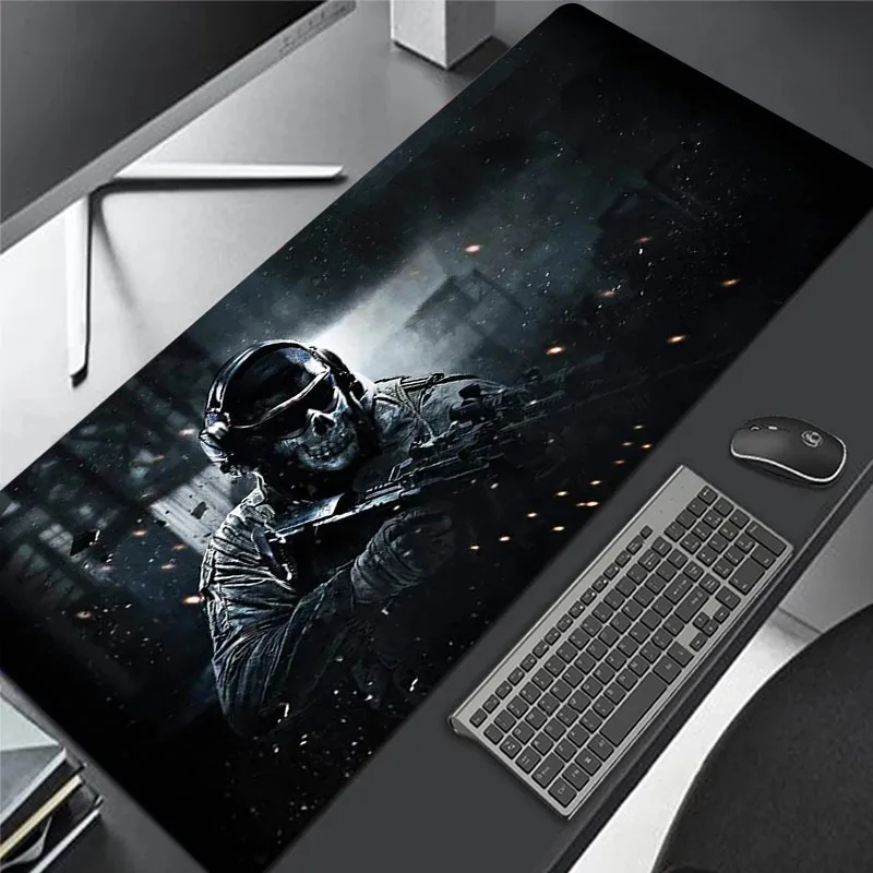 

Skull Mouse Pad Horror Mousepad Laptop E-sport Accessories Non Slip Mousepad Keyboard Mat Office Computer Rubber Edge Desk Mat