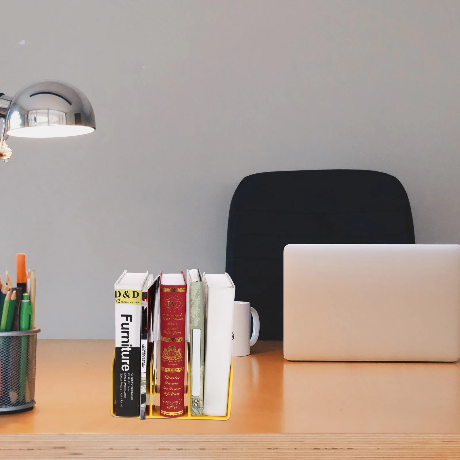 Bookend الكرتون سطح المكتب قراءة حامل كتب ملف وثيقة رف البلاستيك الرف المنظم مكتب تخزين حامل كتب
