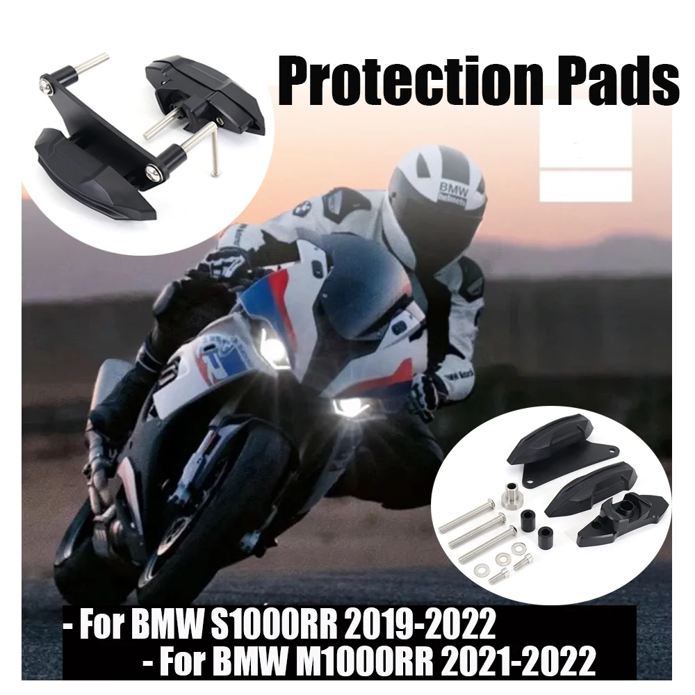 

2019-2022 For BMW S1000RR M1000RR Motorcycle Frame Sliders Pad Protector Anti-Fall Glue Falling Protection Pads Set M S 1000 RR