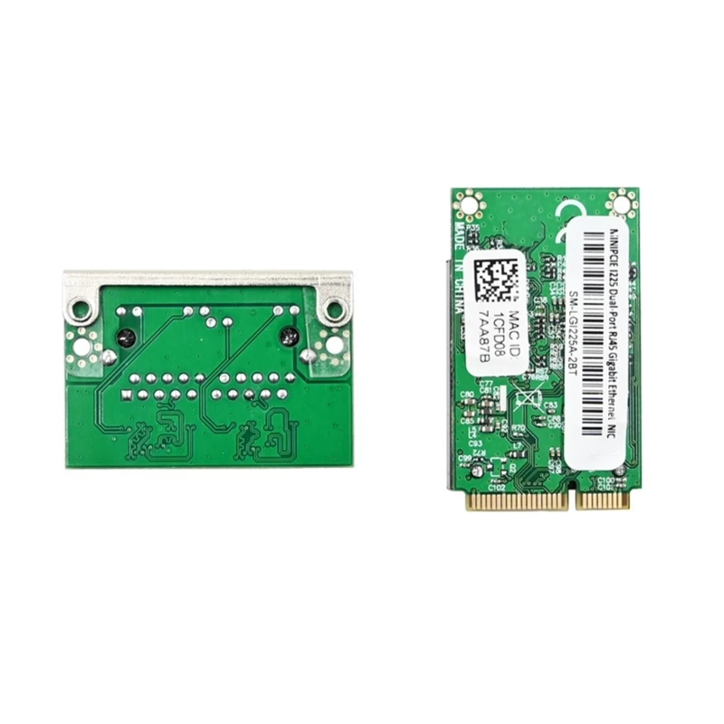 Mini tarjeta red PCIe Gigabit fibra, adaptador Ethernet puerto óptico único, 2