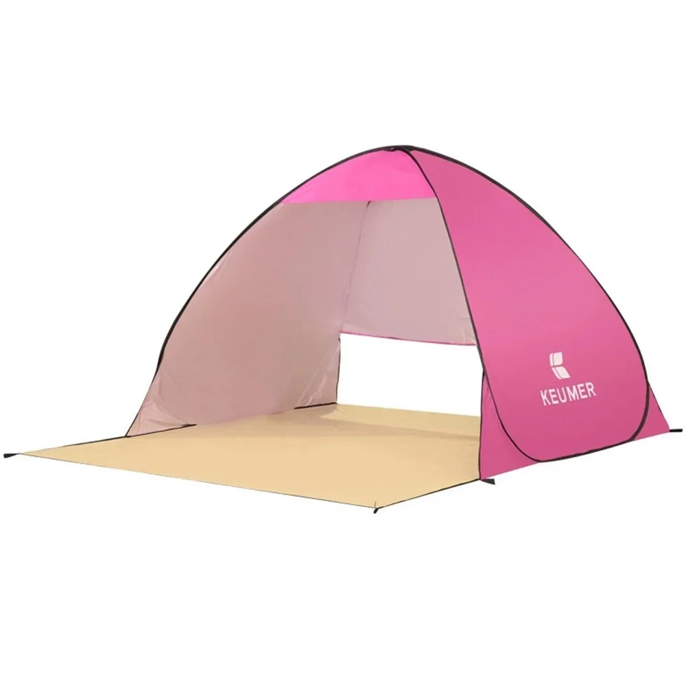 Automatic Camping Ultralight Tent Beach Tent 2 Persons Tent Instant Pop Up Open Anti UV Awning Tents Outdoor Sunshelter SES0052