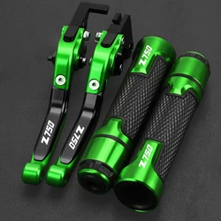 Z 750 Motorcycle Accessories Adjustable Brake Clutch Levers Handlebar Hand Grips For KAWASAKI Z750 2007 2008 2009 2010 2011 2012