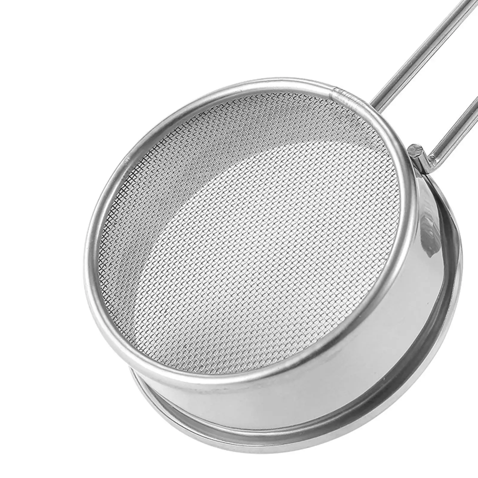 Mini Flour Sieve with Long Handle Small Strainer for Pastas Flour Coffee