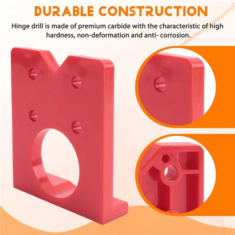 [HOT!】 35Mm Hinge Jig Drill Guide Sets Door Hinge Drill Hole Cutter Concealed Hinge Jig With Bit Positioner For Furniture Wood