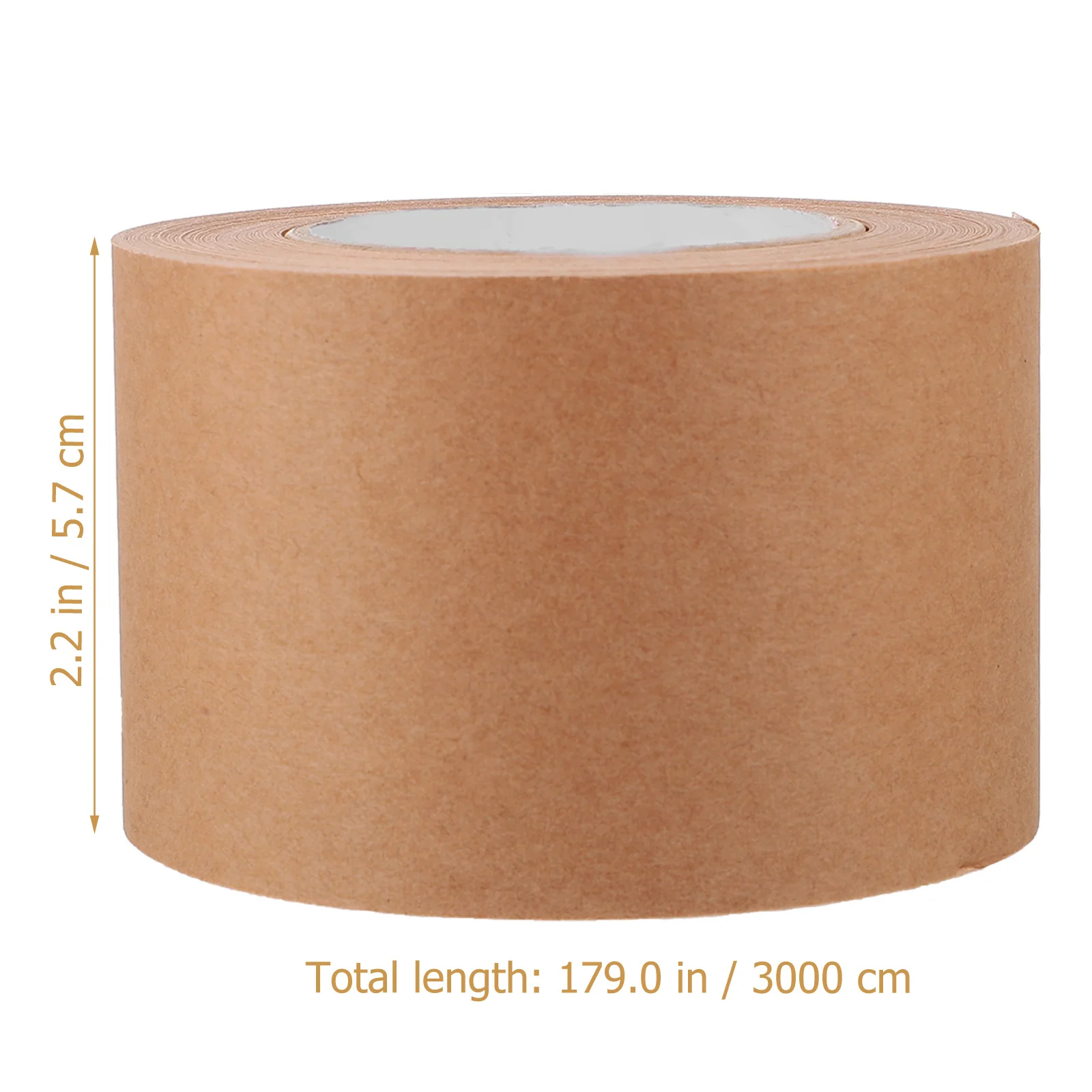 

2 Rolls Heavy Duty Reinforced Packing Strong Adhesive Kraft Paper Multi-Use Shipping For Carton Sealing Office Home Use Writable