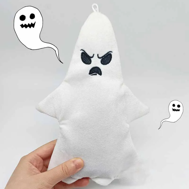 

Halloween Simulation Ghost Plush Toy With Lights And Sounds Dancing Ghost Plush Toys USB Charging Light-emitting Toy Funny Gifts