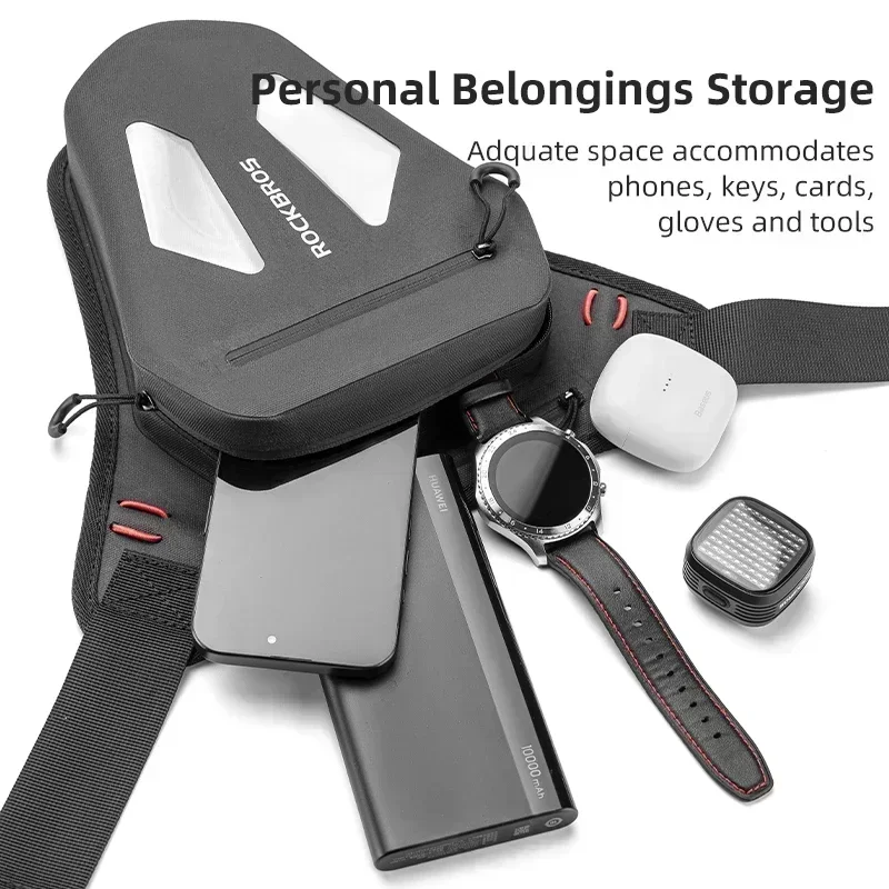 

ROCKBROS Motorcycle Cycling Leg Bag Reflective Crossbody Waist Bags Outdoor Package Bag Adjustable Waterproof Moto Equipment