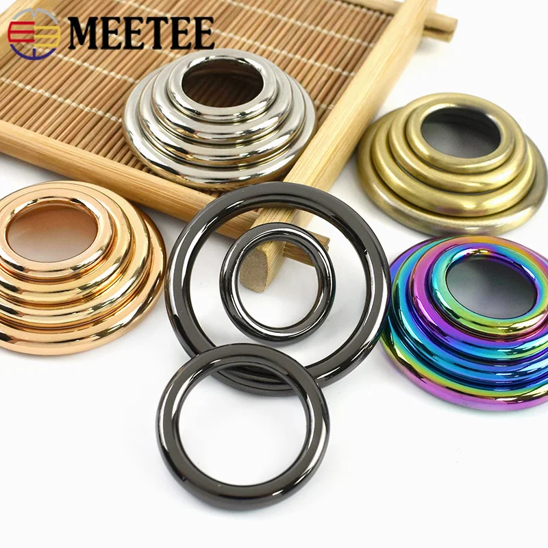 

5/10Pcs 15-50mm Metal O Ring Clasp Seamless Round Buckle for Keychain Buckles Bag Strap Clasps Dog Collar Rings Bags Accessories