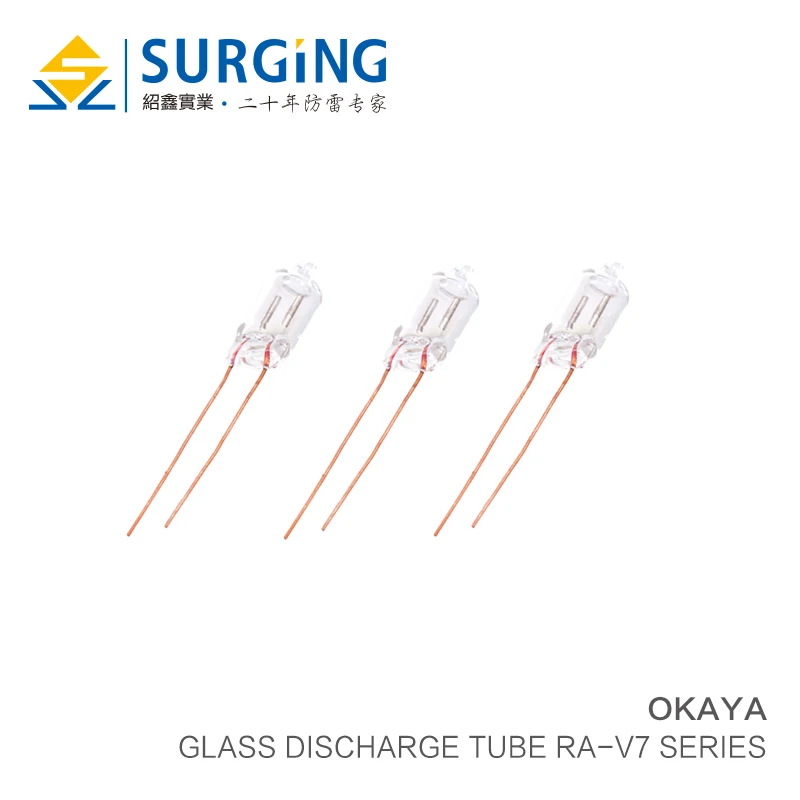 5 Pcs/Lot Glass discharge tube RA-800 RA-231 RA-501 RA-102 RA-152 RA-242 RA-302 RA-362 RA- 402 RA-452 Surge protective