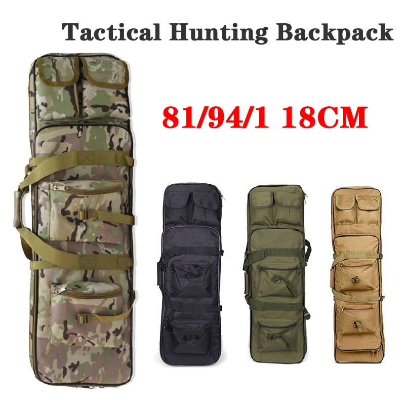 

85 95 115cm Gun Bag Case Rifle Bag Backpack Sniper Carbine Airsoft Shooting Carry Shoulder Bags for Hunting Accessories