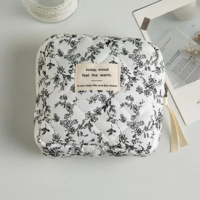 13*13cm Student Girl Make Up Case Sweet Bow Photocard Storage Bag Portable Keychain Coin Bag Cute Mini Stuff Bag