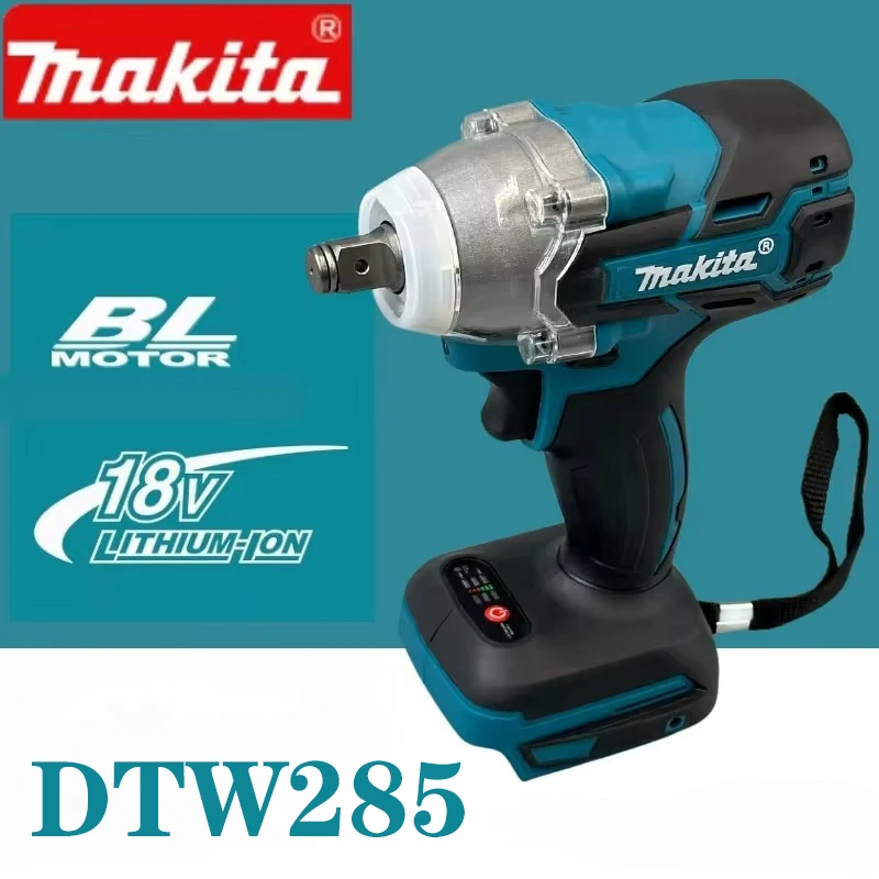 

Makita DTW285 Tools Impact Wrench Machine Brushless Cordless Electric Wrench High Torque Rechargable Tool For Makita 18V Battery