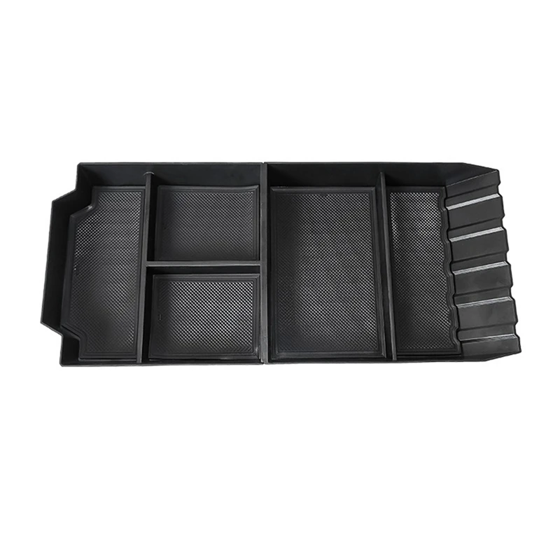 Center Console Lower Organizer + Passenger Glove Box Storage Box Tray For Tesla Cybertruck 2024 Interior Accessories