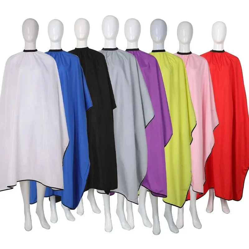 

8 Colors Hair Cutting Cape Pro Salon Hairdressing Hairdresser Cloth Gown Barber Black Waterproof Hairdresser Apron Haircut Capes