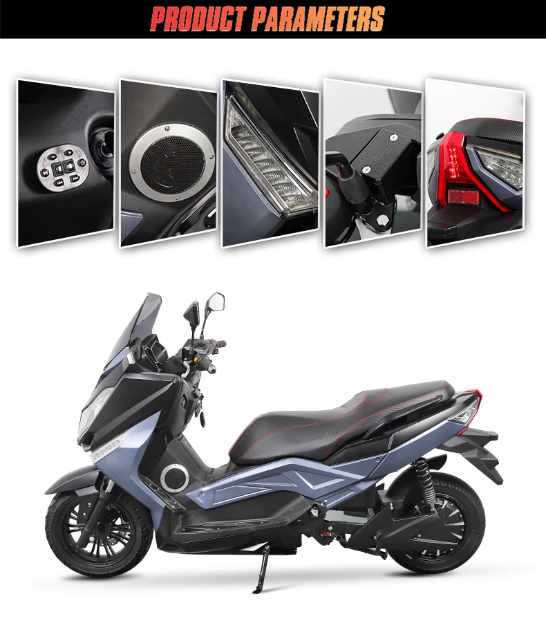 Zero Emissions High-quality Riding Electric Motorcycle Adult Electric Motorcycle 5000w T9