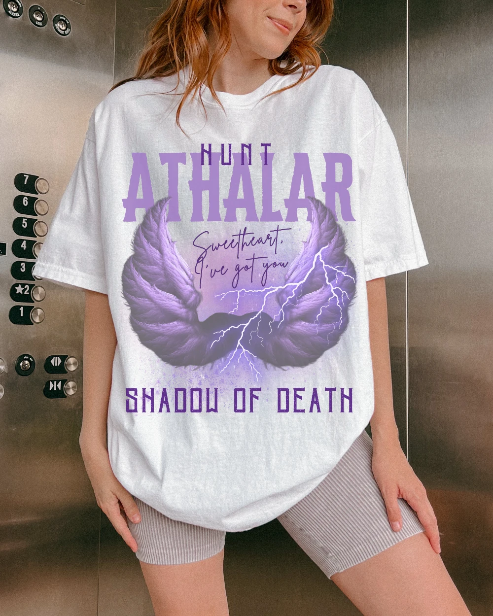 Hunt Athalar Crescent City Merch Umbra Mortis Shirt ACOTAR Merch SJM Merch Sarah Women's T-shirts for Summer Unisex All-Season