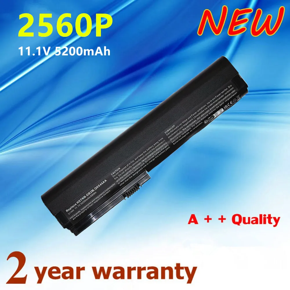 SX06 Laptop Battery For HP EliteBook 2560p 2570p Series HSTNN-C48C HSTNN-C49C HSTNN-DB2L HSTNN-DB2M HSTNN-I08C HSTNN-I92C