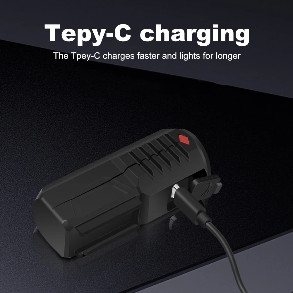 LED Bicycle Headlight High Brightness Bike Handlebar Flashlight USB Charging MTB Bike Headlight Bicycle Accessories