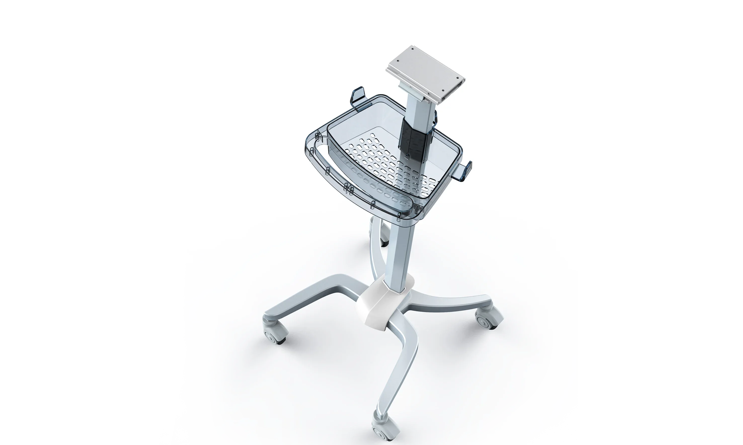 Premium Model High Quality Computer Monitor Cart Medical Cart Stainless Steel Hospital Monitor Cart For Sale