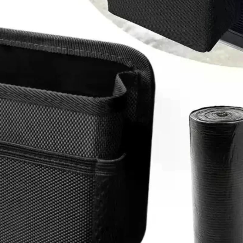 Foldable Oxford Cloth Car Hanging Storage Bag Large Capacity Holds Drinks Tissues Small Gadgets For Most Cars