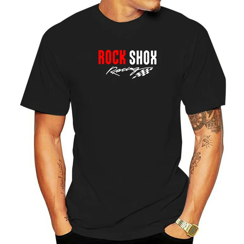 Rock Shox Mountain Bike T-SHIRT ROCKSHOX Moutain MTB Bike Bicycle MENS T-SHIRT