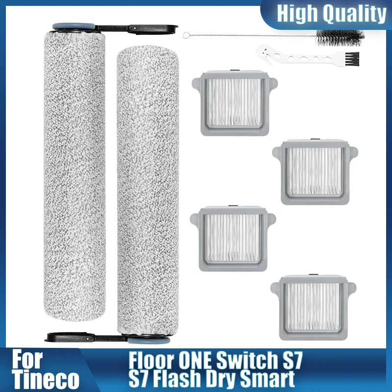 

Roller Brush HEPA Filter for Tineco Floor ONE Switch S7/S7 FlashDry Wet Dry Vacuum Cleaner Part Replacement Accessories