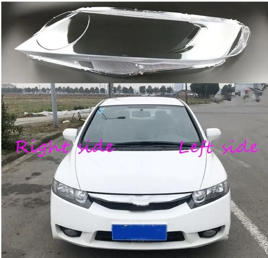 

For Civic 2006 2007 2008 2009 2010 2011 Car Headlight cover Headlamp Lens Auto Shell Cover